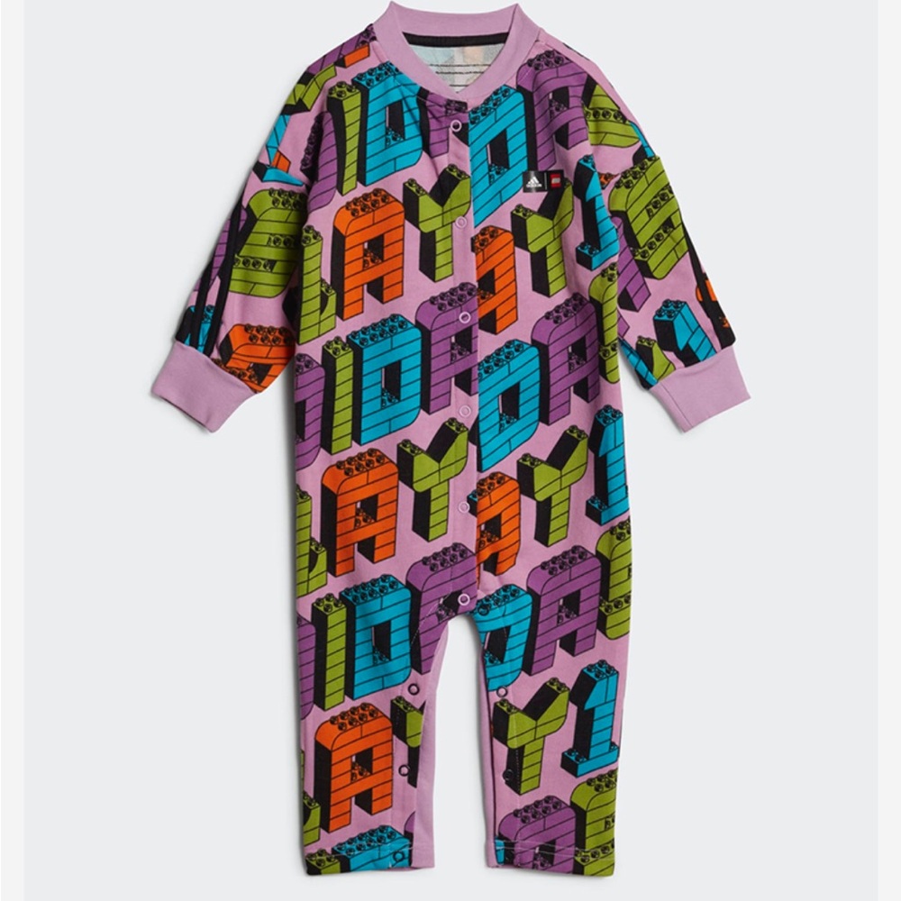 Adidas Classic LEGO Printed Onesie